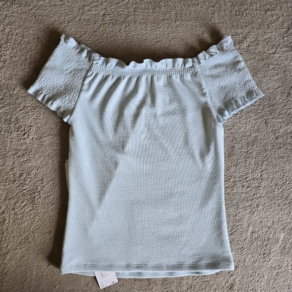 Marc Cain off the shoulder short sleeve fitted top size N1 - Picture 8 of 16